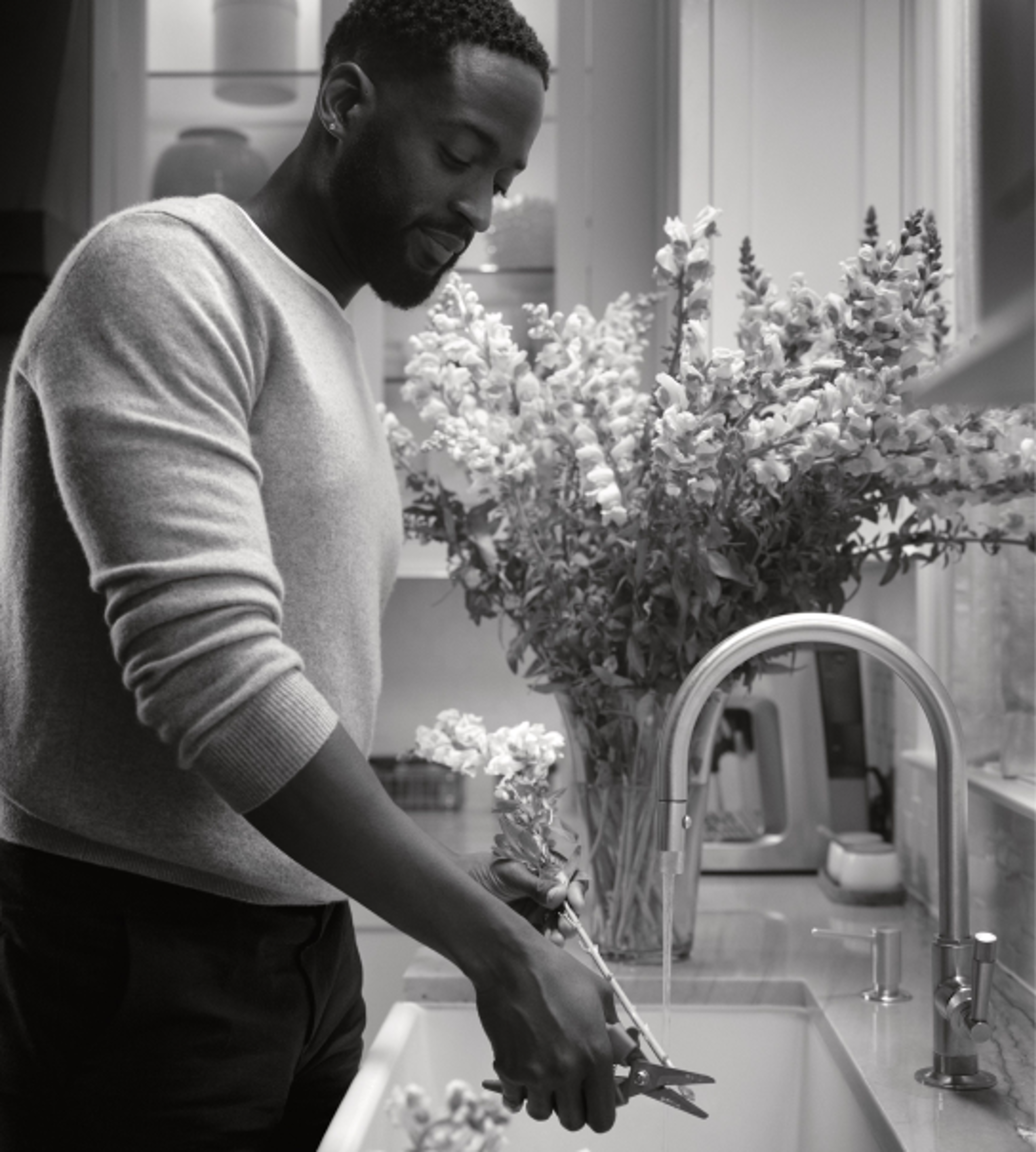 Handcrafted kitchen and bathroom brassware