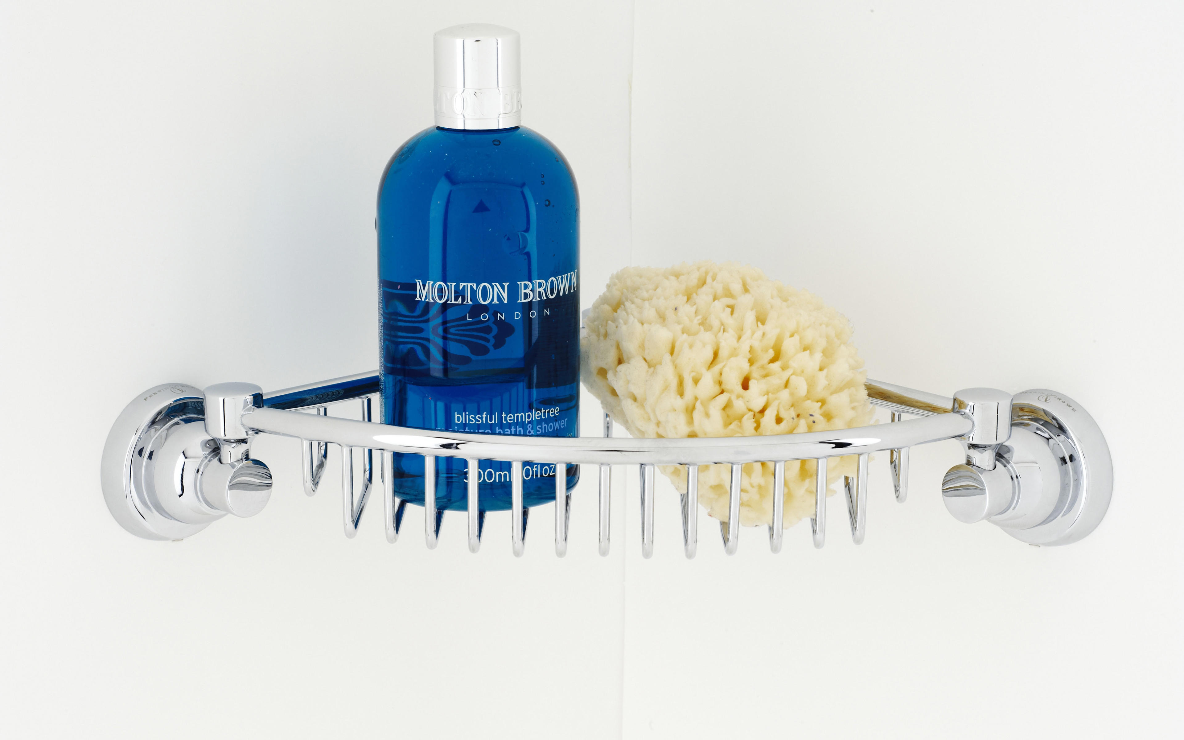 Langbourn Corner Basket - Chrome