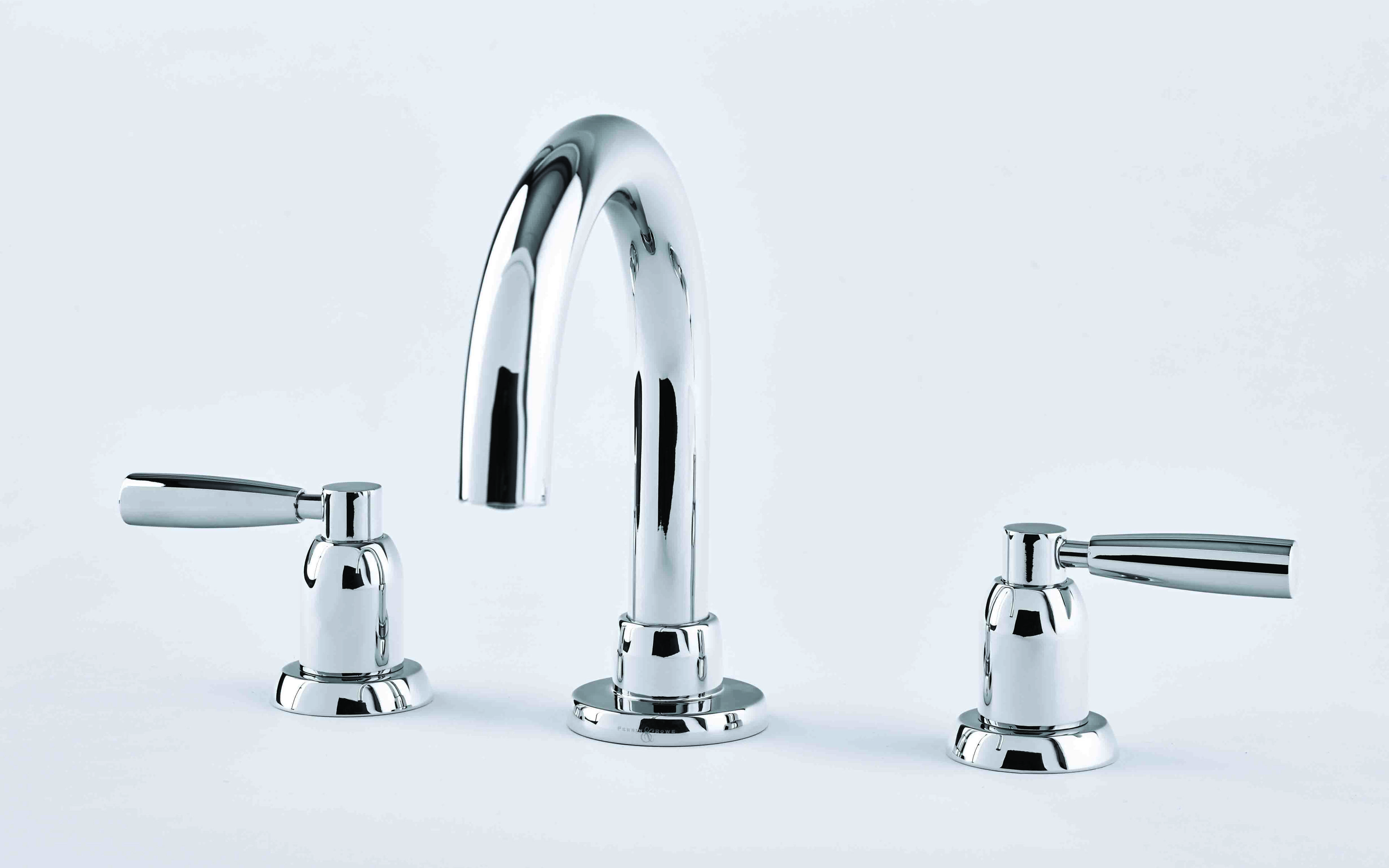 Langbourn Three-Hole Deck-Mounted Basin Mixer - Chrome